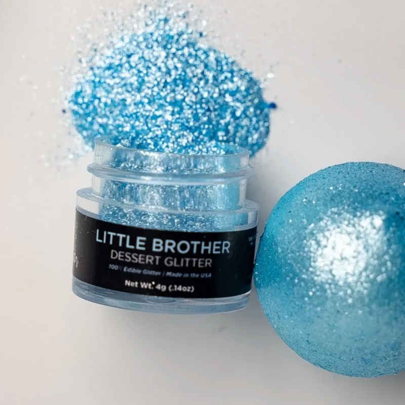 Little Brother Shine Dessert Glitter Edible Cake Decorating Glitter for Desserts, Cupcakes, and Baking