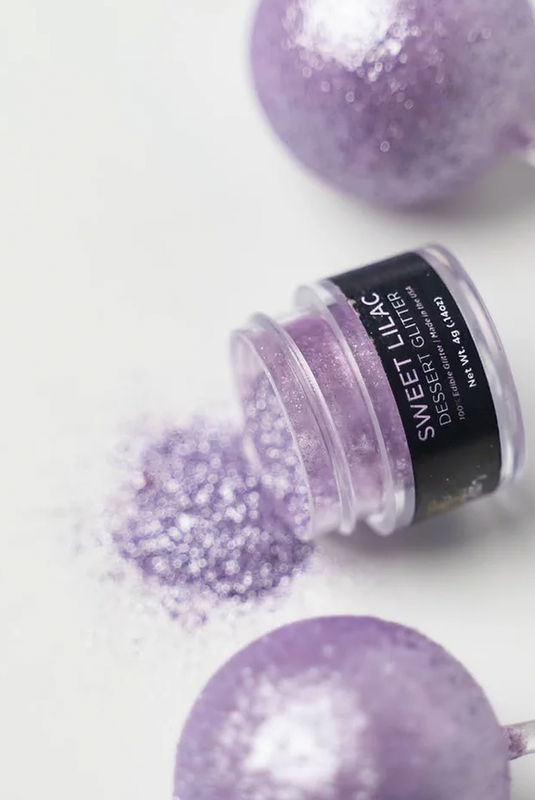 Sweet Lilac Shine Dessert Glitter Edible Cake Decorating Glitter for Desserts, Cupcakes, and Baking