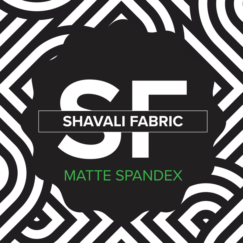 Matte Spandex Nylon Spandex Fabric - Matte Finish, 58"/60" Width, 230 GSM (1 Yard)