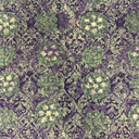 1 Yard Purplish Balls Linen Cotton Blend Print Fabric Midweight Printed 58 Inch Width