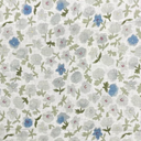 1 yarda de tela de mezcla de lino y algodón con estampado floral Sweet Peas, tejido de peso medio impreso, ancho de 58 pulgadas