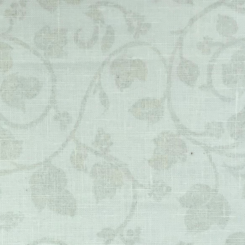 Linen Vines Print Fabric Shadow