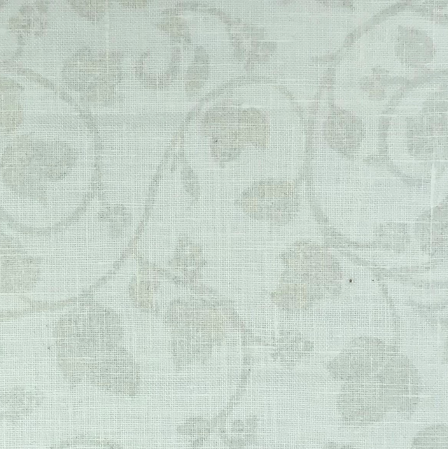 Linen Vines Print Fabric Shadow