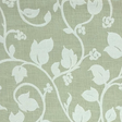 Linen Vines Print Fabric Sage