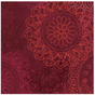 Cotton Wideback Fabric Maroon Red Operetta Lace Flowers 108"
