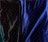 New Studded Velvet Polyester Spandex Fabric - Studded Velvet, Red, Green, Midnight Blue, Black, Brown, 58-60" Width