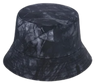 Bucket Hats 100 Percent Cotton Fabric - Black Tie Dye (1 Hat)