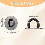 Charm Base Circle - Silver (10 per Bag - 1")