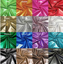 20 Colors Heavy Nylon Spandex Fabric - Shiny Mystic Finger Foil, 4-Way Stretch, 58"-60" Width