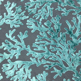 Burnout Velvet Upholstery Fabric Coral Pattern