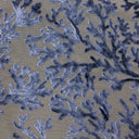 Burnout Velvet Upholstery Fabric Coral Pattern