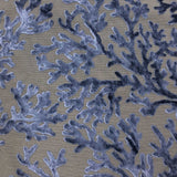 Burnout Velvet Upholstery Fabric Coral Pattern