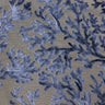Burnout Velvet Upholstery Fabric Coral Pattern