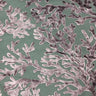 Burnout Velvet Upholstery Fabric Coral Pattern