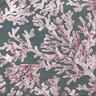 Burnout Velvet Upholstery Fabric Coral Pattern