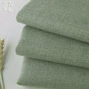 Thickening Solid Color Polyester Linen Fabric Dust-proof Coarse Fabric Canvas Sofa DIY Curtains Tablecloths Seat Cushions Fabric