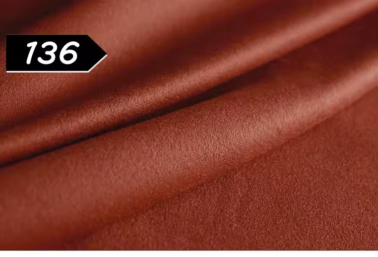 100% All Australian Wool Single Sided Cashmere Fabric Autumn Winter High-end Customized Coat Skirt DIY Clothing Sewing Fabric