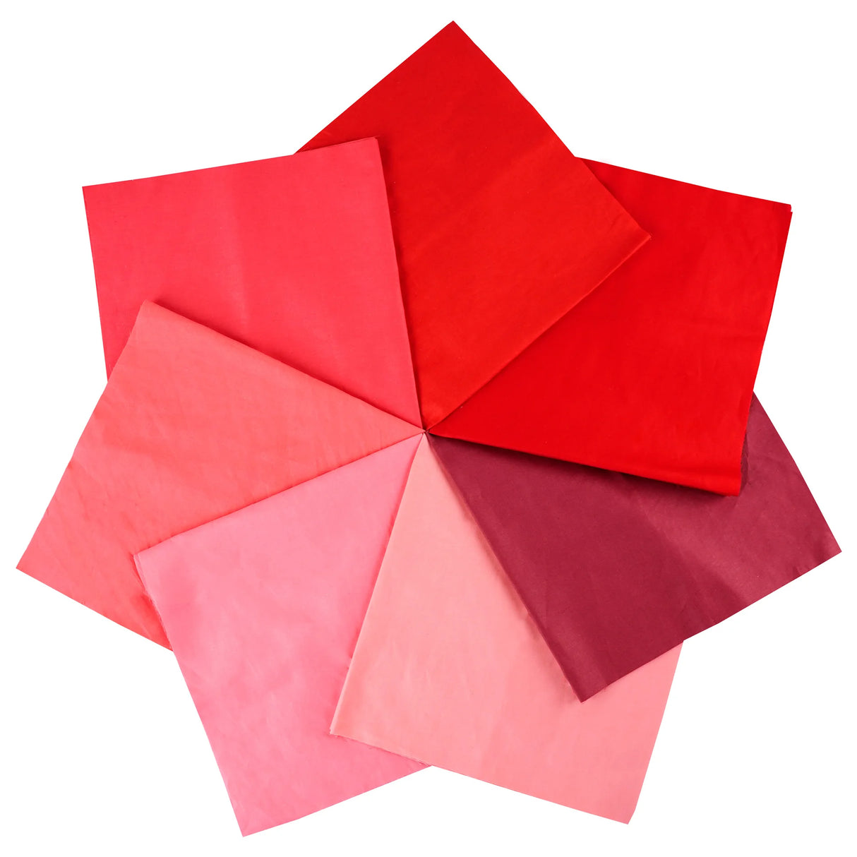 7PCS 25 x 25cm/50 x 50cm Squares Cotton Craft Plain Fabric Cloths for DIY Bundle Patchwork Quilting Sewing Scrapbooking Artcraft