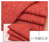 Thickened Coating Coarse Cotton and Linen Sofa Fabric DIY Solid Color Coarse Fabric Home Cushion Sofa Soft Bag Background Fabric