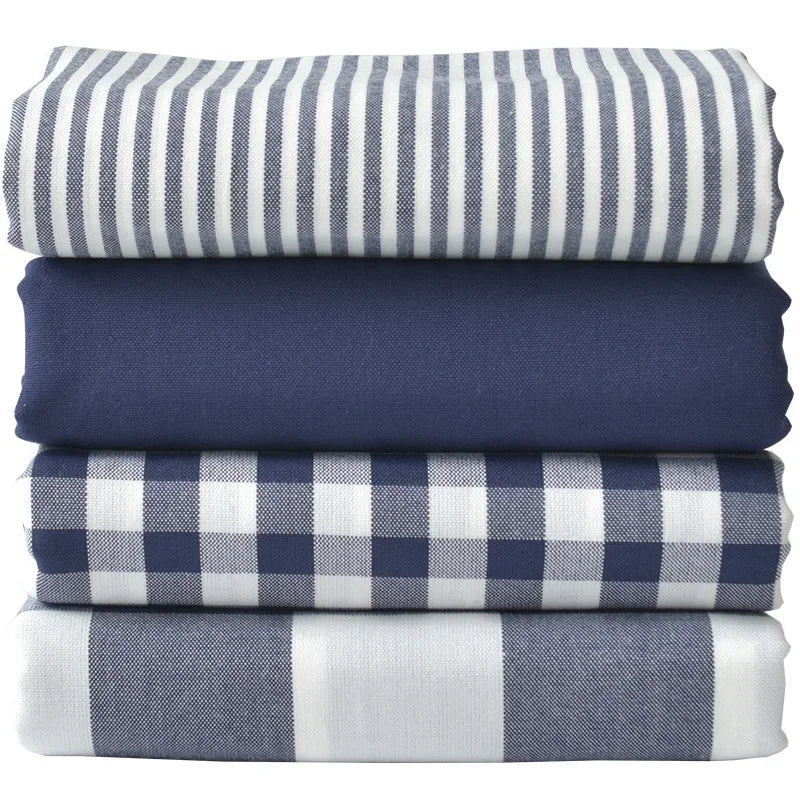 Home Furnishings Tablecloths Curtains Cushions Sofas Thickened Yarn Dyed Polyester Cotton Checkered Stripes Solid Colors Fabric