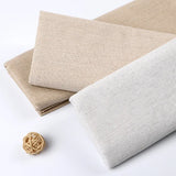 150x50cm/150x500cm Cotton Linen Fabric Greige For Embroidery Practice Fabric Decoration Cloth Handmade DIY Sewing TJ20577