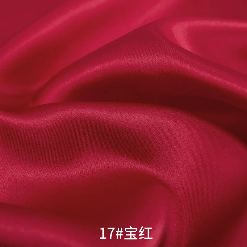 0.5m/1m/2m Satin Fabric Lining Soft and Shiny Silk-Like Material,for Clothing and Lining, Garments, DIY Craft, and Gift Wrapping