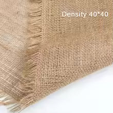 63" Wide Natural Jute Burlap Fabric High Density
