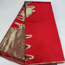 New African Nigerian Tulle Lace Fabric Organza Embroidery High Quality Brocade Jacquard 5Yard for Par damask fabric Red Color
