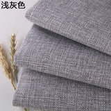 Cotton and Linen Sofa Fabric Solid Color Thickened Coating Dustproof Coarse Cloth Burlap Canvas Pillow Curtain DIY sewing Fabric