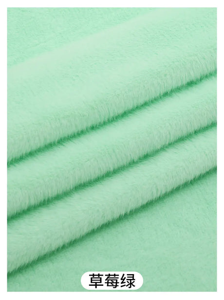 50x50cm 5mm Soft Breathable Elastic Faux Fur Fabric for Sewing Plush Toy Doll Scarf Hat Decorative Cloth Handmade DIY Fabrics