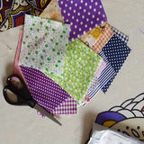 50PCS/lot 10X10cm Cotton Fabric Different Flowers Patterned Handmade Quilting Patchwork Sewing Square Floral Cotton Fabric Craft