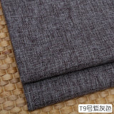 100cm*148cm Solid Color Thick Coarse Linen Sofa Fabric Cotton and Linen Curtain Tablecloth DIY Polyester Linen Fabric 400-500g/m