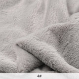 8mm Imitation Rabbit Fur Fabric Soft Short Plush For Warm Scarf, Doll,DIY Plush Toys Fabric Background Display Cloth 50x50cm/1m