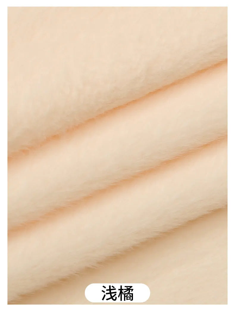50x50cm 5mm Soft Breathable Elastic Faux Fur Fabric for Sewing Plush Toy Doll Scarf Hat Decorative Cloth Handmade DIY Fabrics