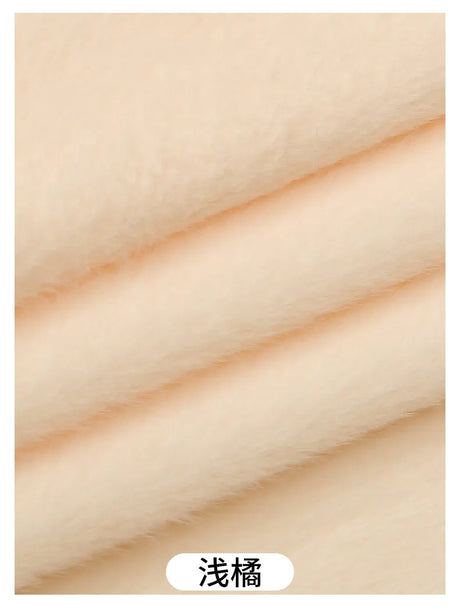 50x50cm 5mm Soft Breathable Elastic Faux Fur Fabric for Sewing Plush Toy Doll Scarf Hat Decorative Cloth Handmade DIY Fabrics