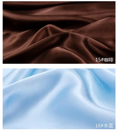 0.5m/1m/2m Satin Fabric Lining Soft and Shiny Silk-Like Material,for Clothing and Lining, Garments, DIY Craft, and Gift Wrapping