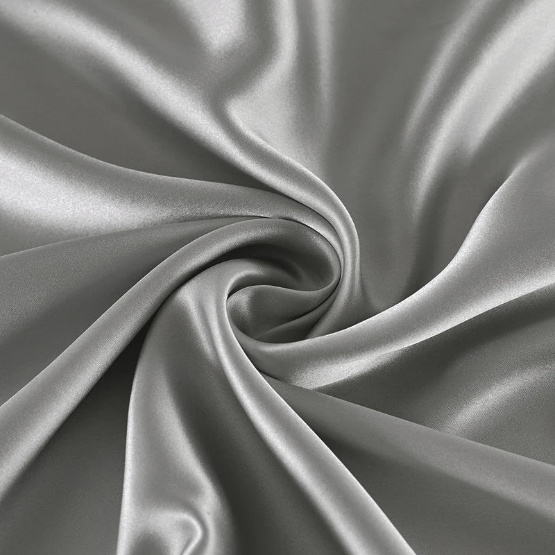 100% Mulberry Stain Silk Fabric 22 Momme Width 114cm Plain Dyed Silk Super Smooth For Wedding DIY Dress Clothing Bedding