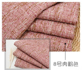 Thickened Coating Coarse Cotton and Linen Sofa Fabric DIY Solid Color Coarse Fabric Home Cushion Sofa Soft Bag Background Fabric