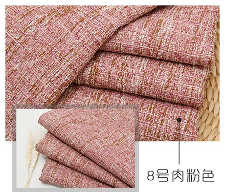 Thickened Coating Coarse Cotton and Linen Sofa Fabric DIY Solid Color Coarse Fabric Home Cushion Sofa Soft Bag Background Fabric