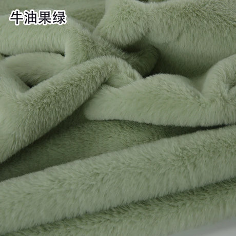 White Grey Colour Series 8mm imitation Rex rabbit Fur Fabric short plush fabric cabinet tablecloth display scarf cotton doll DIY