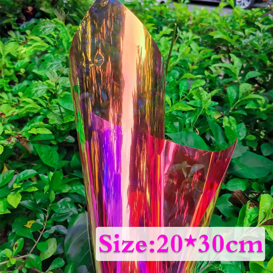 4 Iridescent Holographic PVC Fabric – DIY Material
