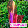 4 Iridescent Holographic PVC Fabric – DIY Material