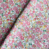 Betsy Floral 60S Tissun liberty Cotton Fabric For Kids Baby Sewing Cloth Dresses Skirt DIY Handmade Designer Patchwork Meter