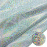 150cm*100cm Glitter Laser Polyester Fabric Iridescent Holographic Wedding Party Background Doll Clothing Decor Material DIY