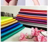 Bright Shiny Stretch Satin Fabric, Spandex Lycra Cloth for Dance Dress, Sports and Yoga Material,Black,White,Blue,By the Meter,