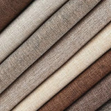 Thickening Solid Color Polyester Linen Fabric Dust-proof Coarse Fabric Canvas Sofa DIY Curtains Tablecloths Seat Cushions Fabric