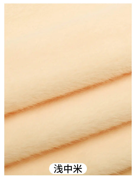 50x50cm 5mm Soft Breathable Elastic Faux Fur Fabric for Sewing Plush Toy Doll Scarf Hat Decorative Cloth Handmade DIY Fabrics