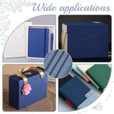 39.4x16.9 Inch Book Binding Cloth Marine Blue Bookcover Fabric Surface with Paper Backed Book Cloth DIY Book Cloth Protective