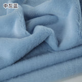 White Grey Colour Series 8mm imitation Rex rabbit Fur Fabric short plush fabric cabinet tablecloth display scarf cotton doll DIY