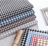 146cm Width High-grade Houndstooth Fabrics Cotton and Linen Plaid Fabrics Thickening Sofa Pillow Tablecloth DIY Sewing Fabrics